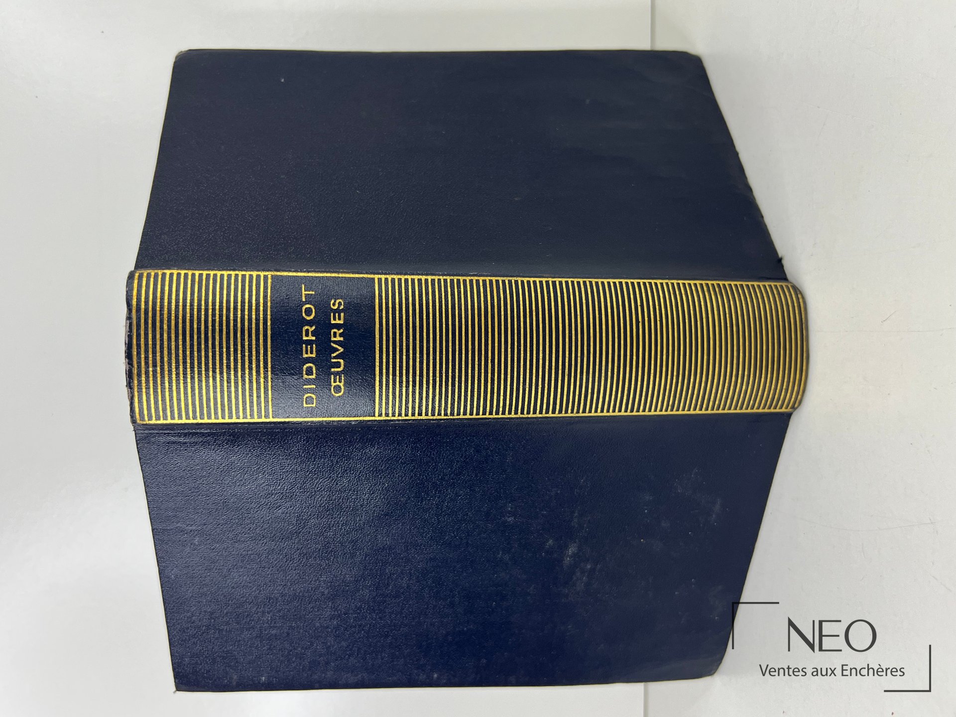 Couverture bleue de Diderot