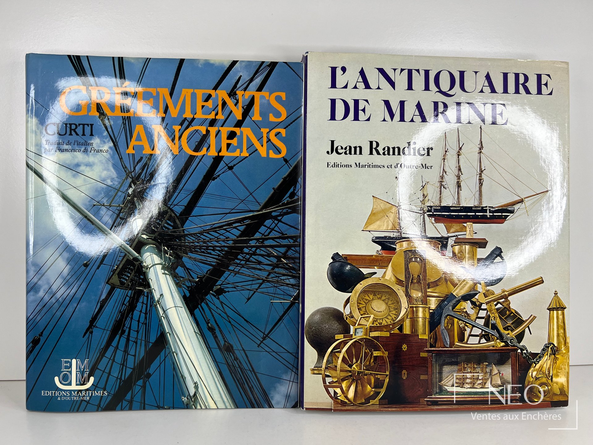 Deux volumes maritimes de Randier et Curti