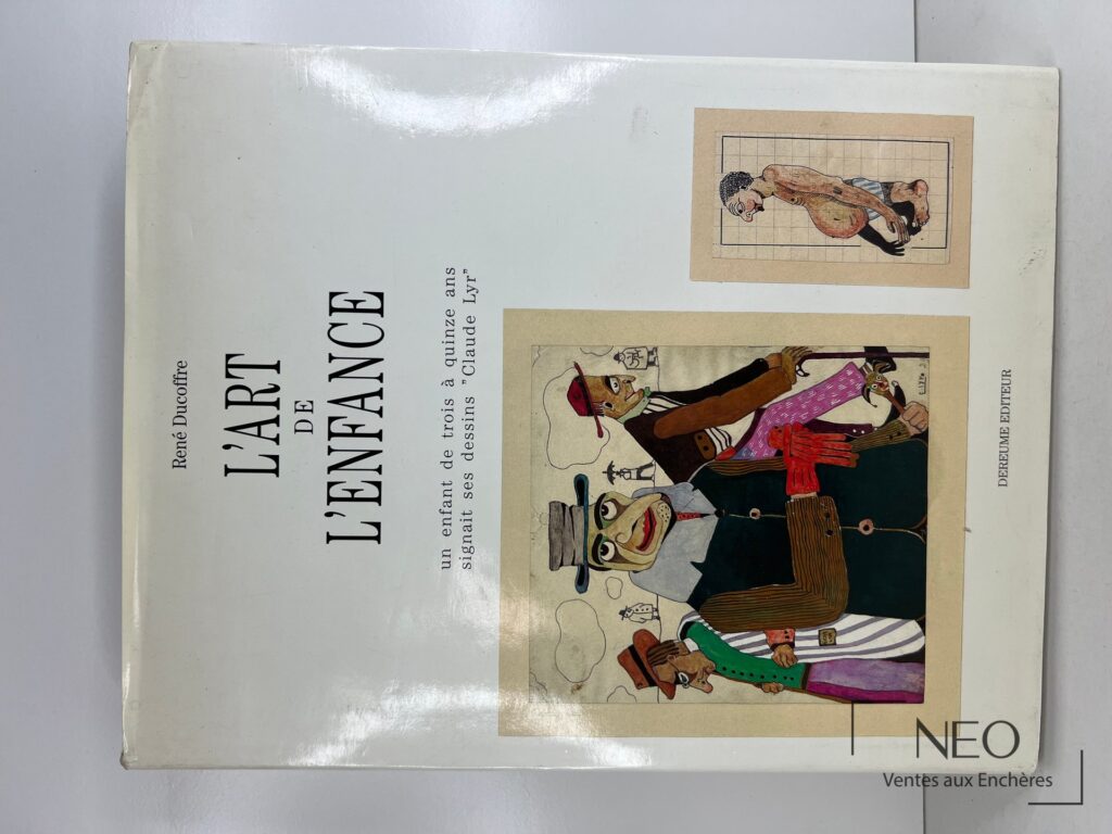 Couverture du livre L'Art et l'enfance de René Ducoffre avec jaquette illustrée