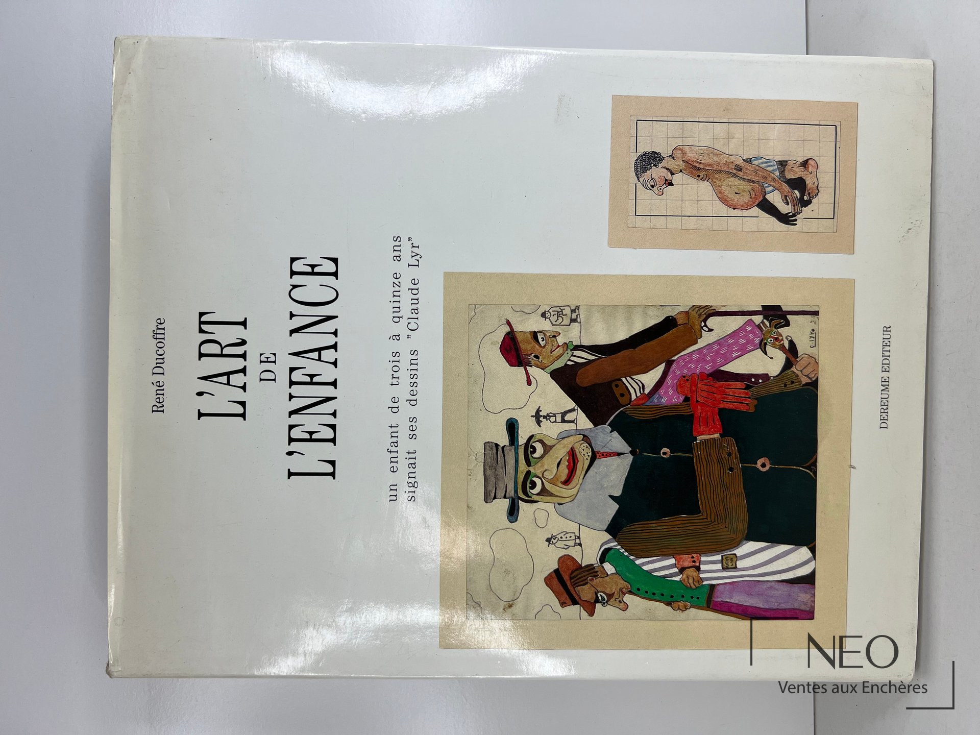 Couverture du livre L'Art et l'enfance de René Ducoffre avec jaquette illustrée