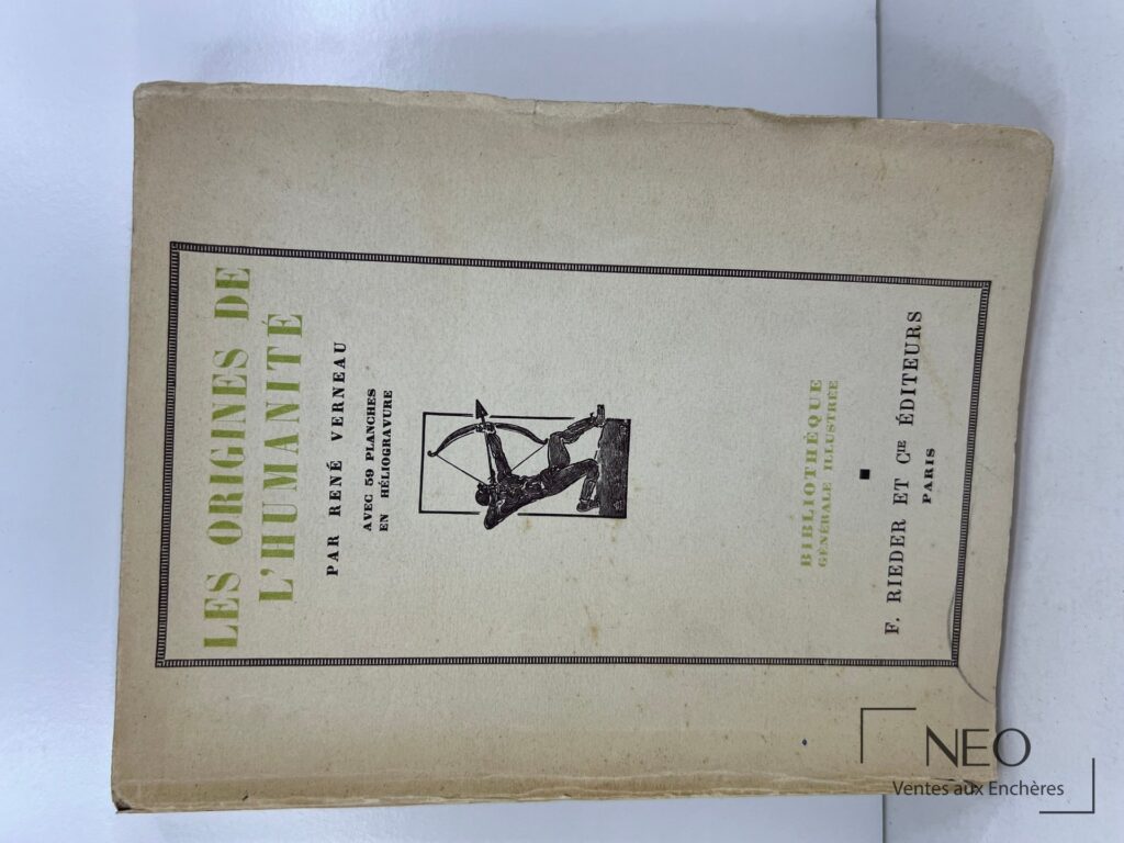 Couverture de Les origines de l’humanité par René Verneau