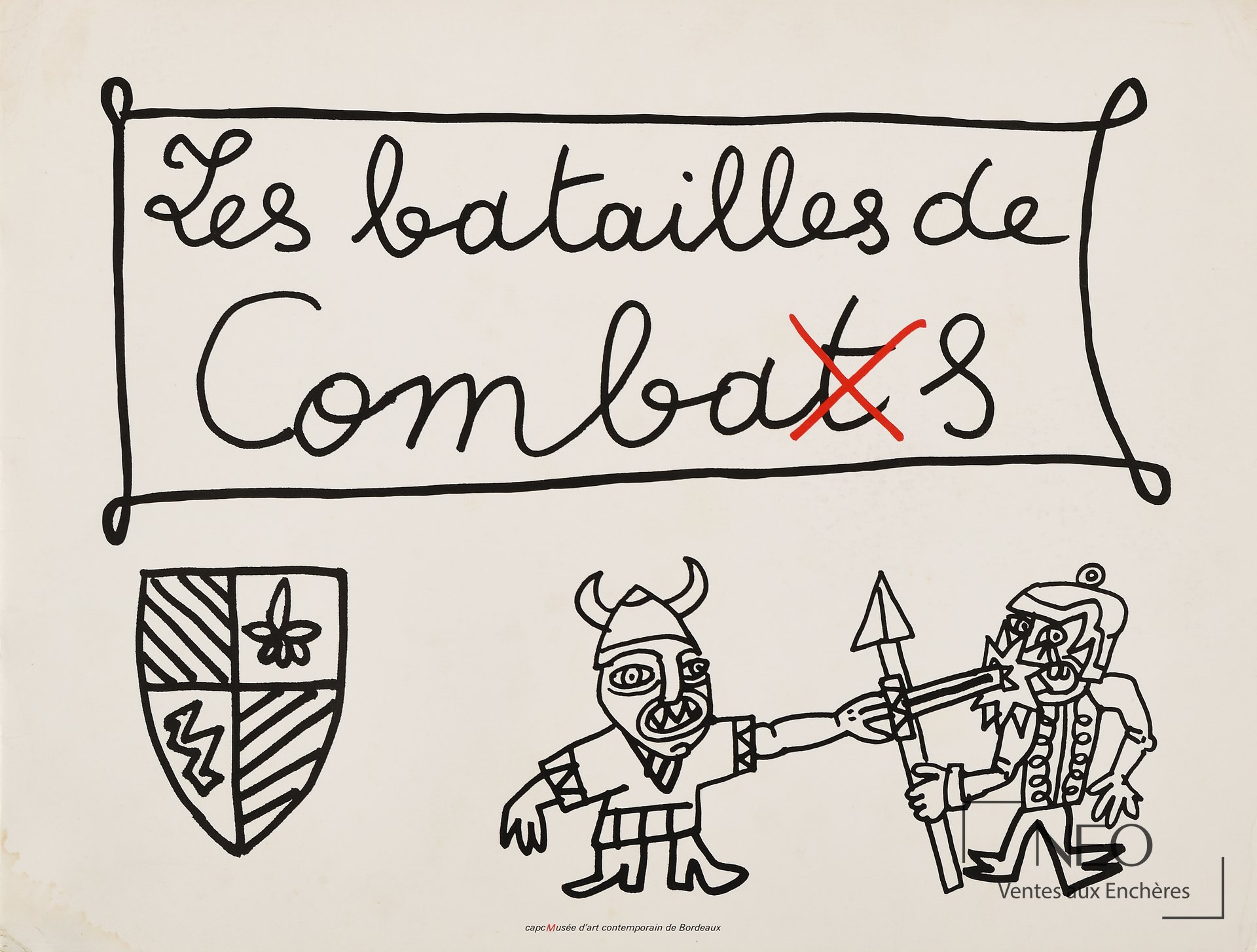 Robert Combas, Les batailles de Comba(t)s, album broché, 1987