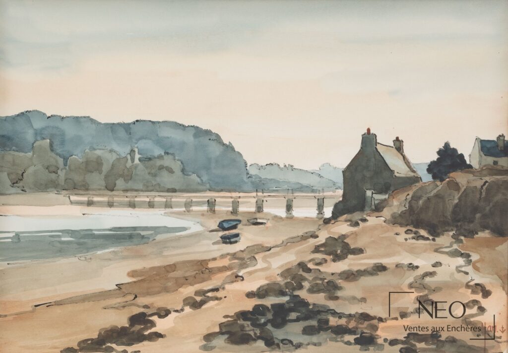 Vue d'ensemble de la maison en bord de rive de Robert Yan