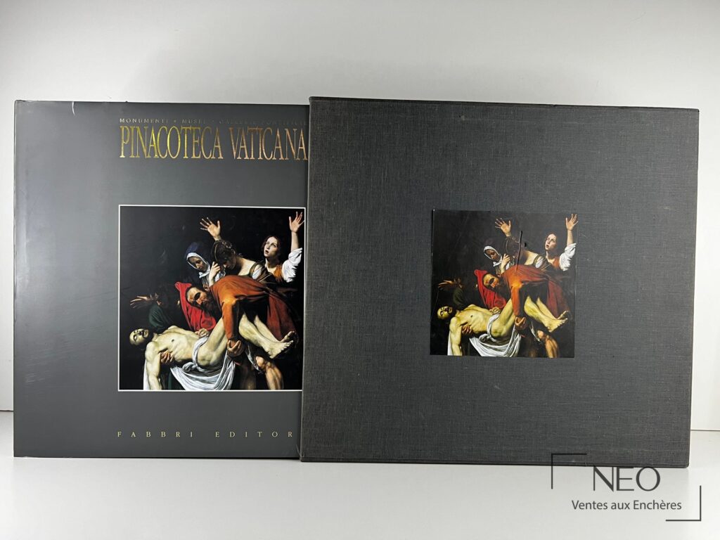 Livre Pinacoteca vaticana de Roberto Caravaggi avec son coffret illustré