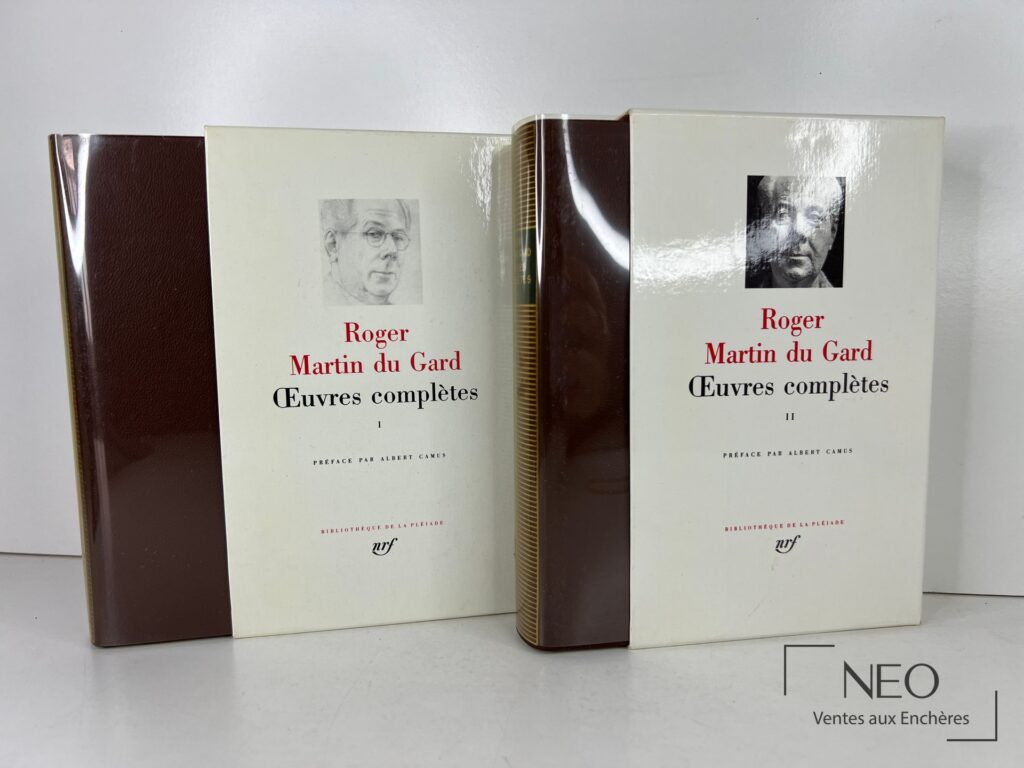 Deux tomes Roger Martin du Gard Œuvres complètes sous étui