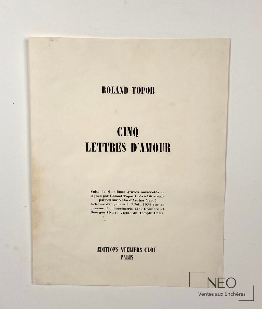 Couverture de la suite Roland Topor