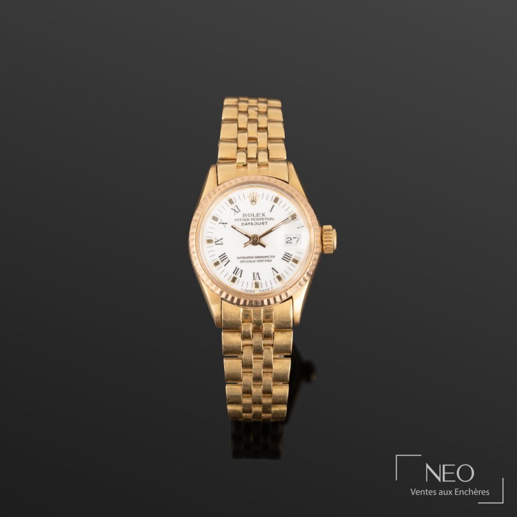 Rolex Datejust en or jaune 18K