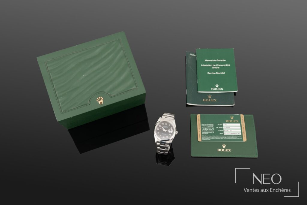 Rolex Datejust en acier avec boîte