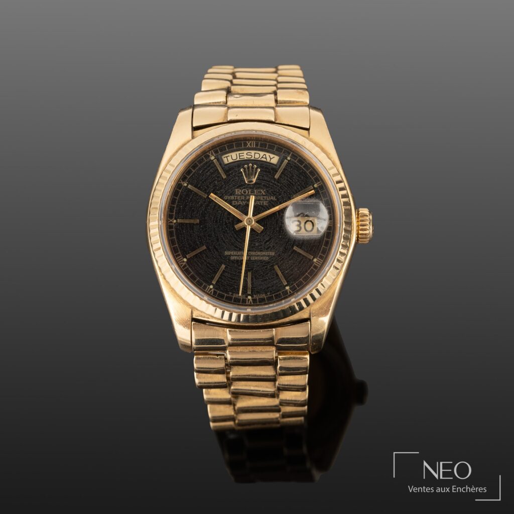 Montre Rolex Day-Date en or jaune