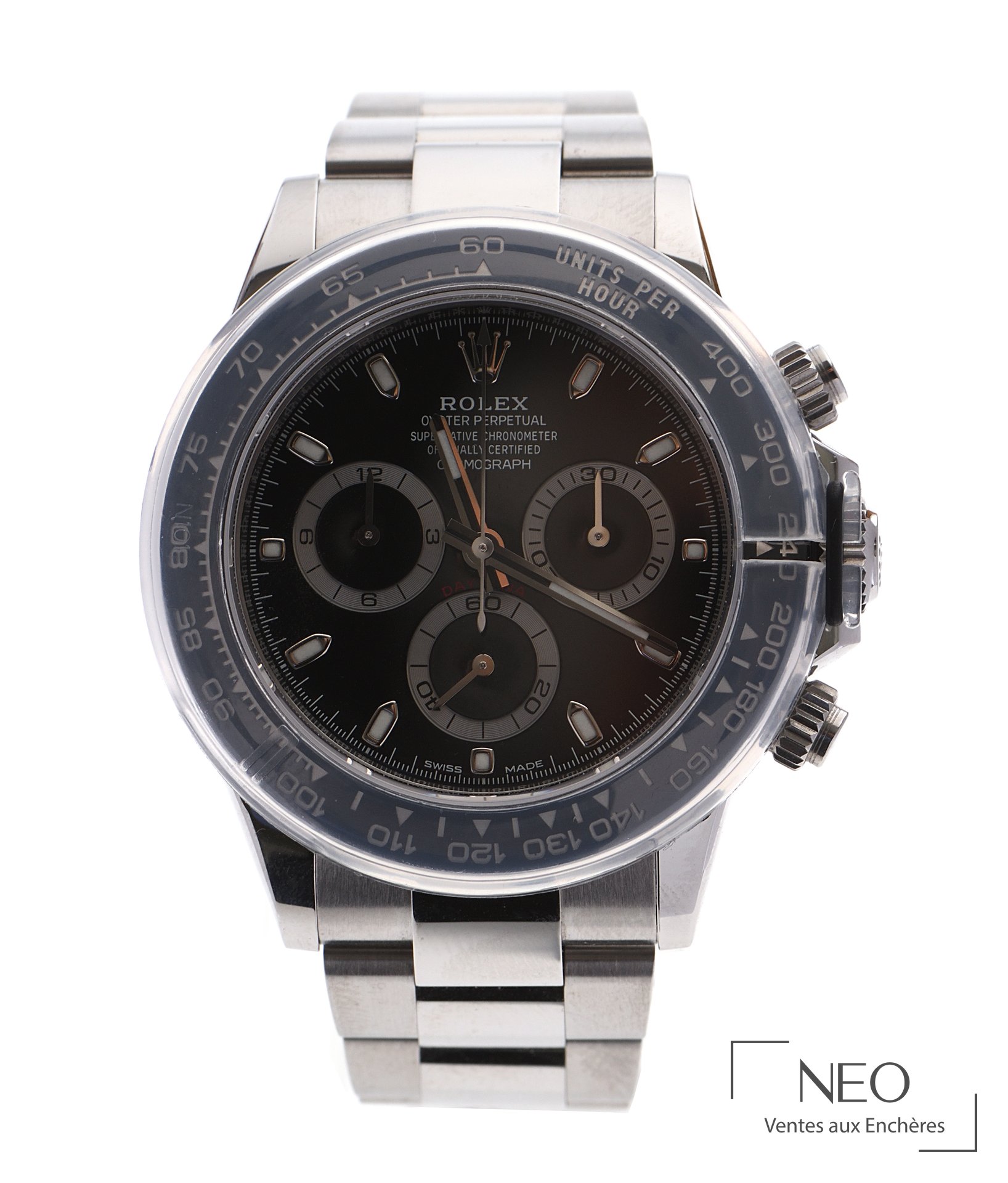 Rolex Daytona Référence 116500 LN, montre chronographe en acier
