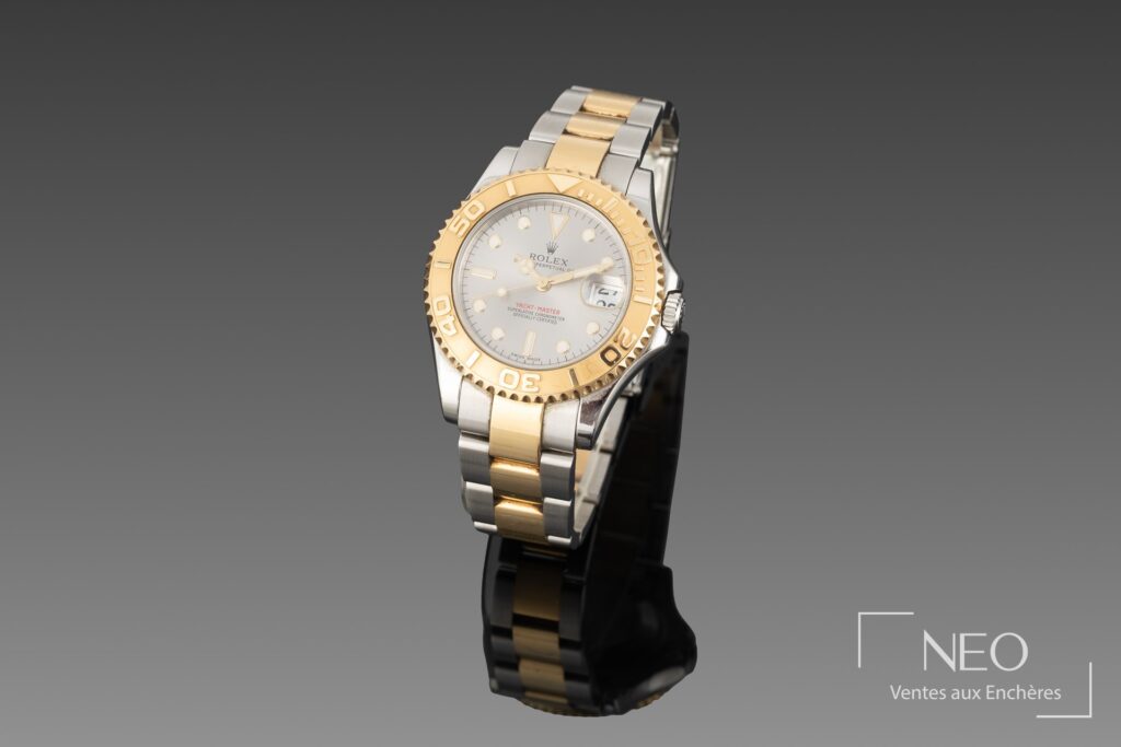 Montre Rolex Yacht-Master en acier et or jaune