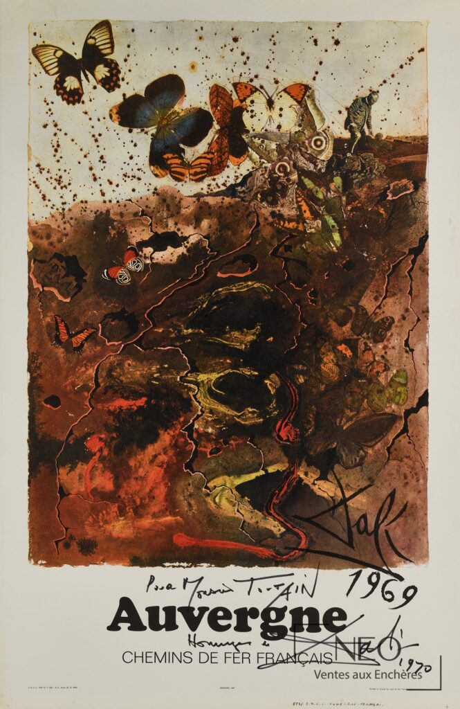Affiche de Salvador Dalí pour la SNCF