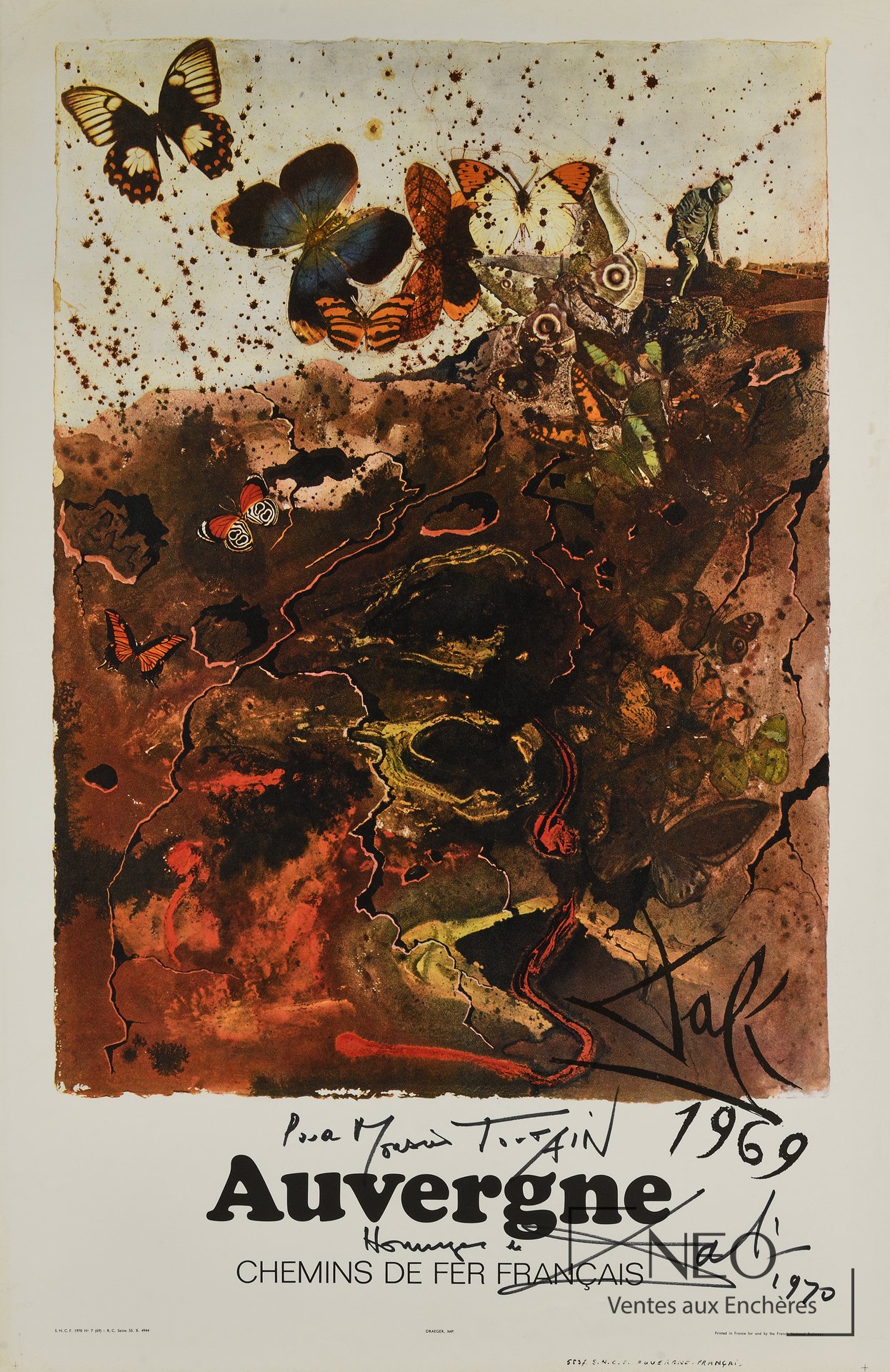 Affiche de Salvador Dalí pour la SNCF
