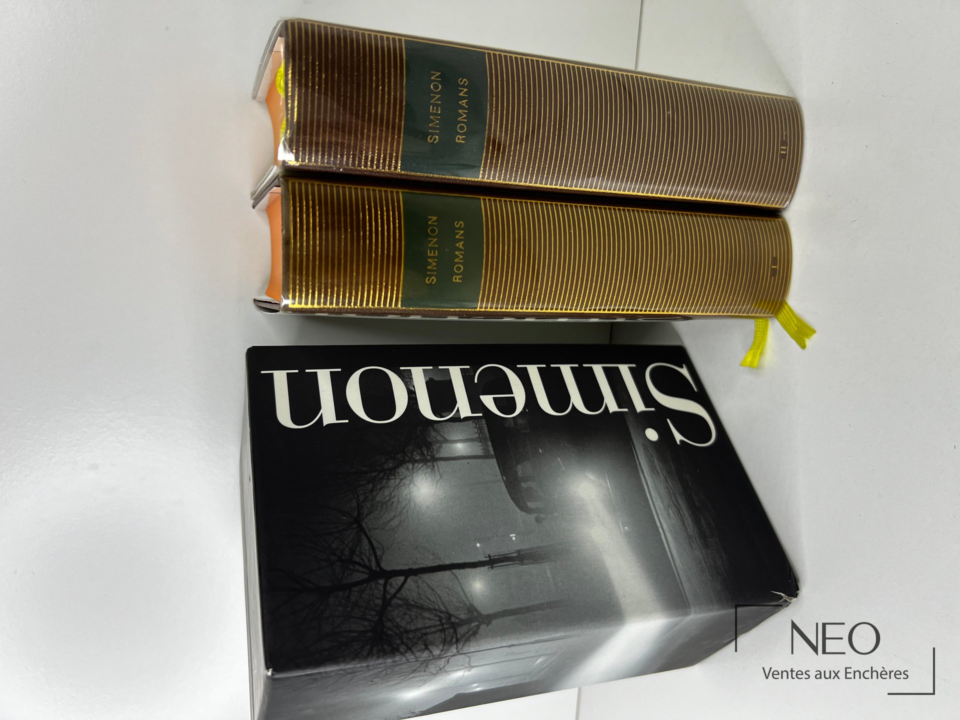 Coffret La Pléiade de Simenon avec les deux volumes et leur étui