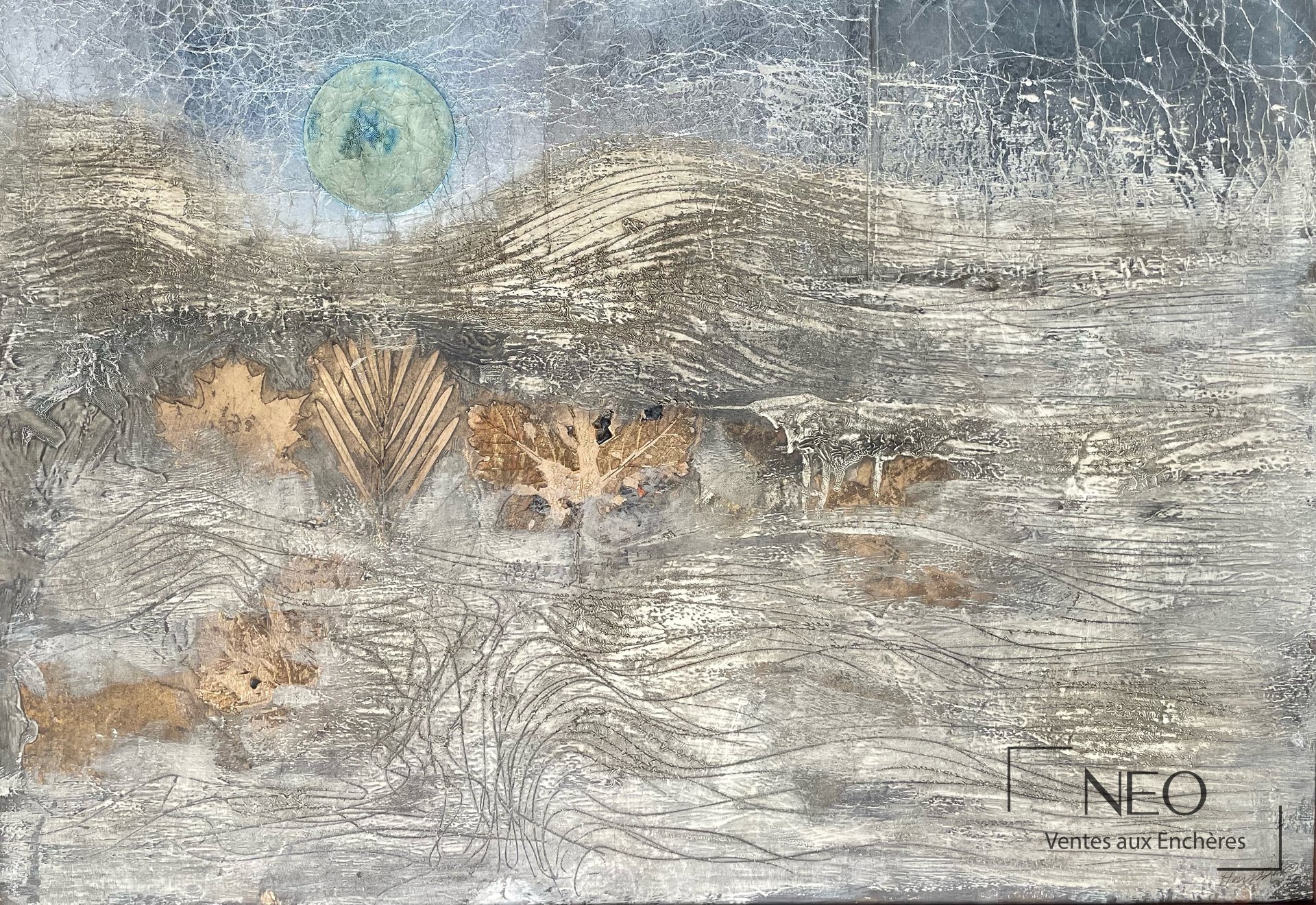 Composition abstraite de Simon Hantaï
