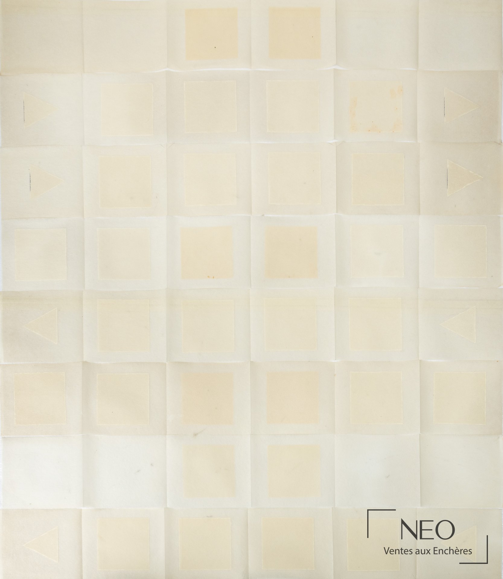 Sonia Guérin, Structure N°III, composition en 8 lais