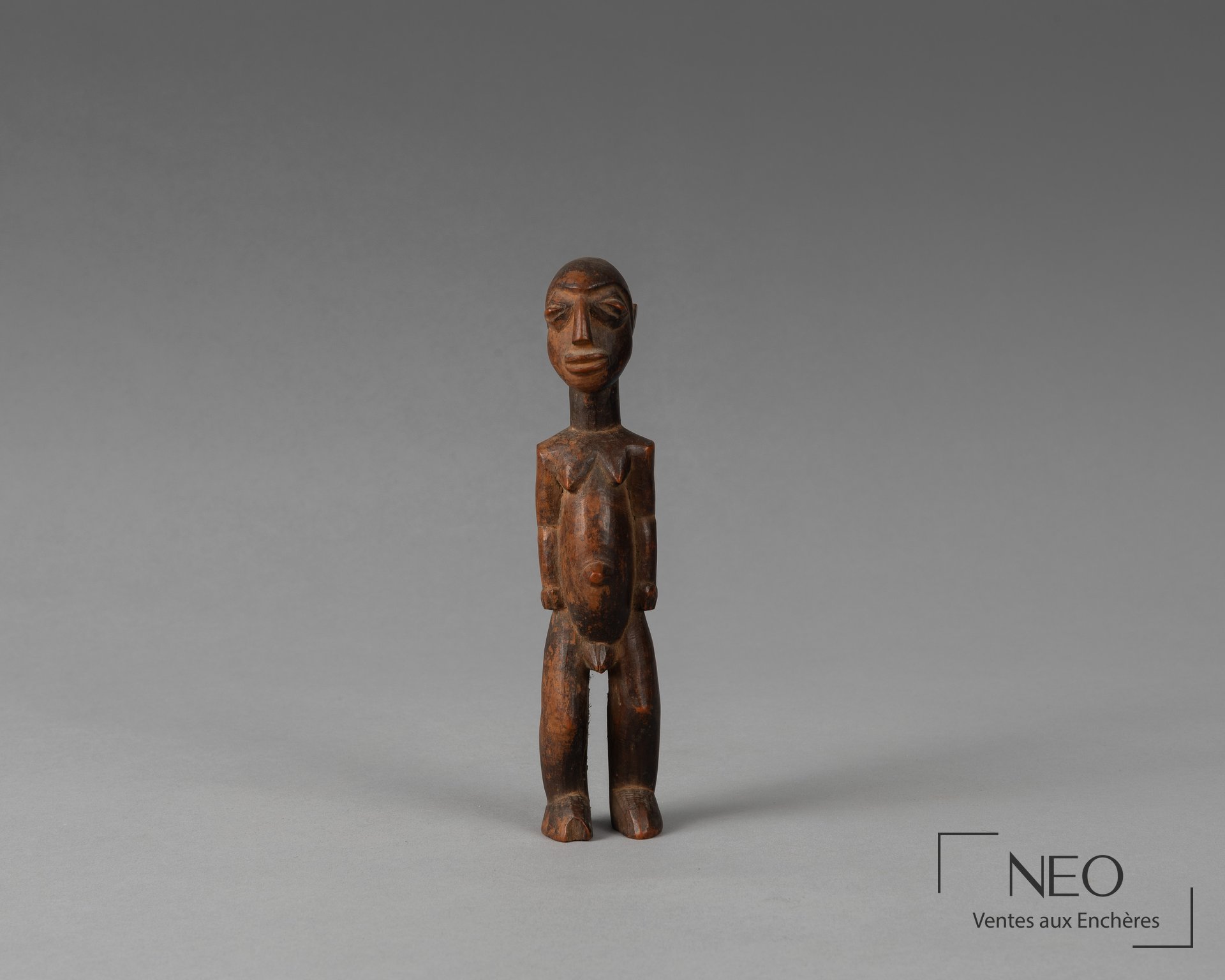 Statue Lobi Burkina Faso en bois, art africain