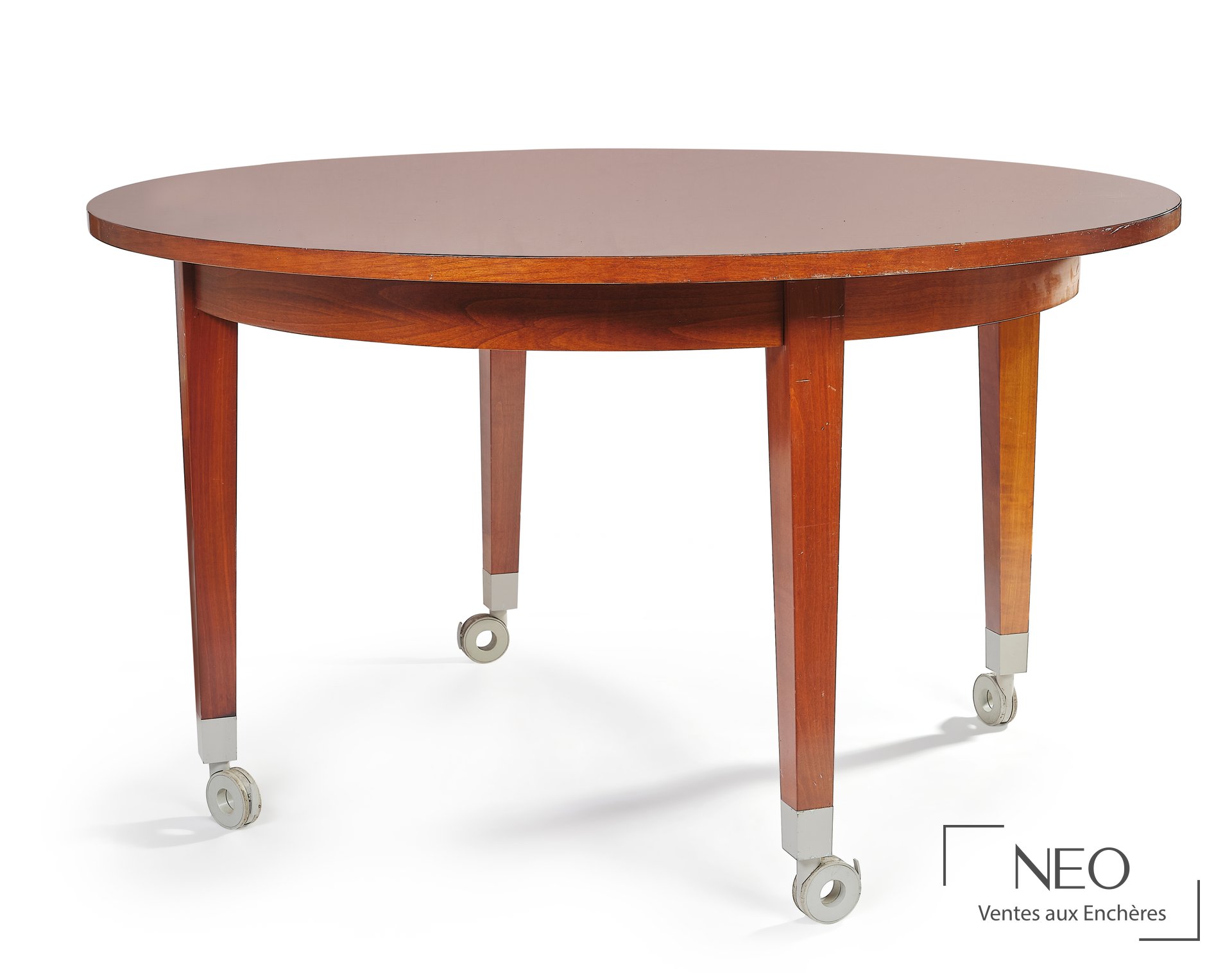 Philippe Starck, table Neoz circulaire, édition Driade, circa 1985