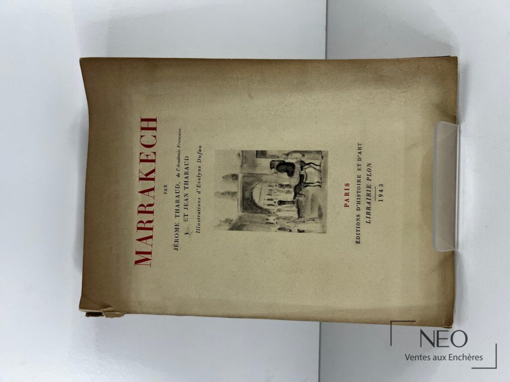 Couverture brochée du livre Marrakech de Tharaud