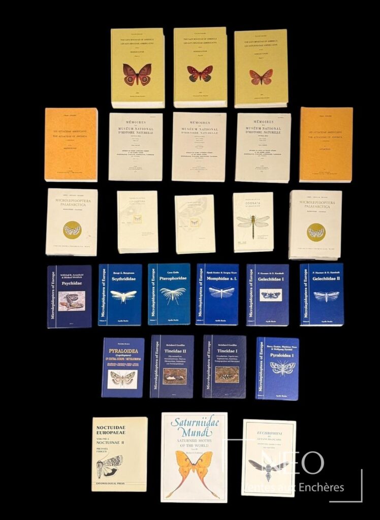 Ensemble de livres d’entomologie