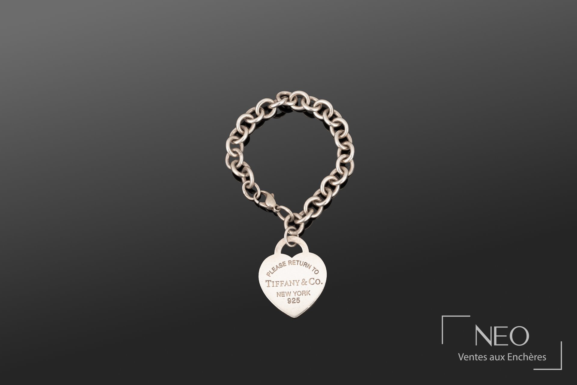 Bracelet Tiffany « Please Return to Tiffany » en argent 925/1000