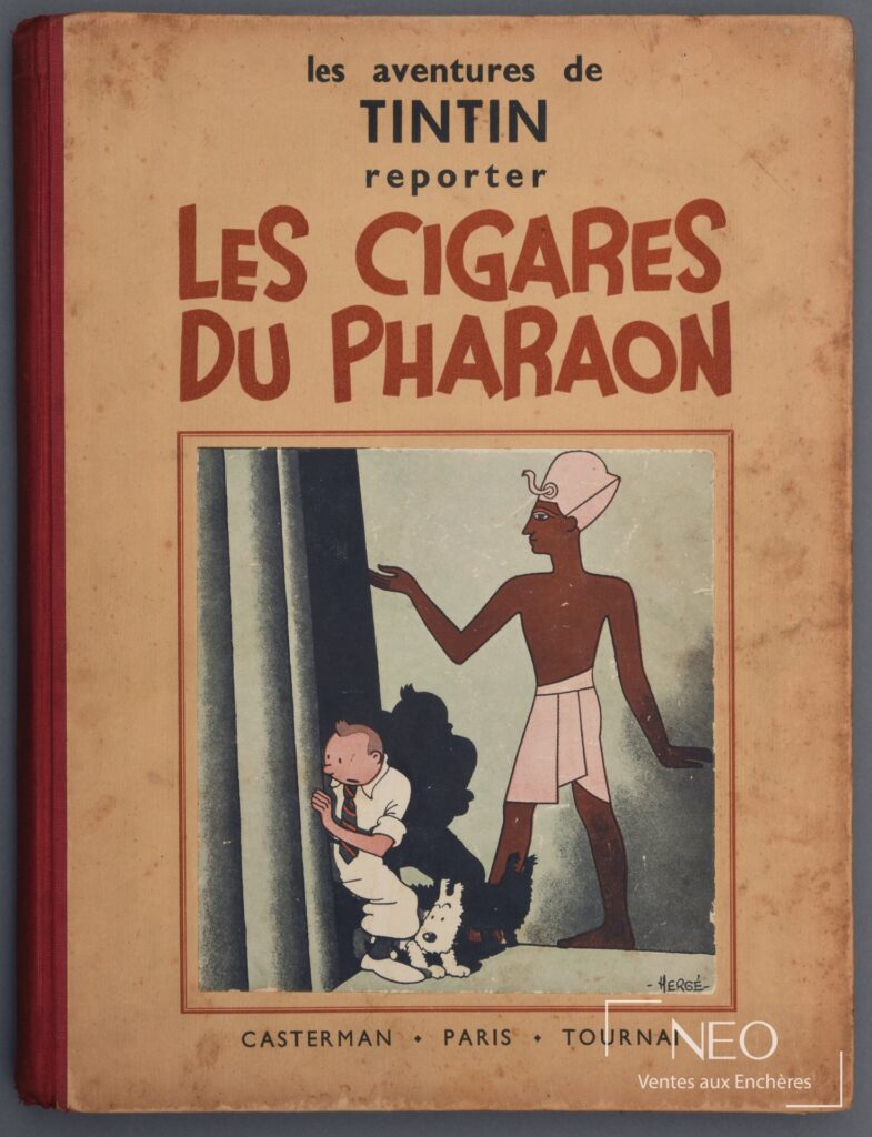 Couverture de l'album Tintin Les cigares du pharaon