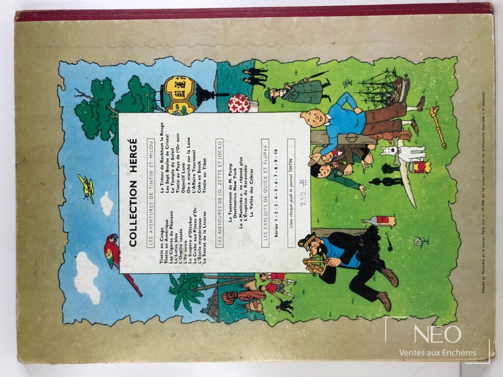 Couverture de Tintin Le secret de la licorne