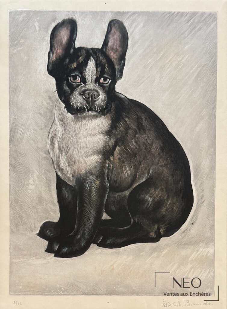 Bouledogue assis de Toshio BANDO