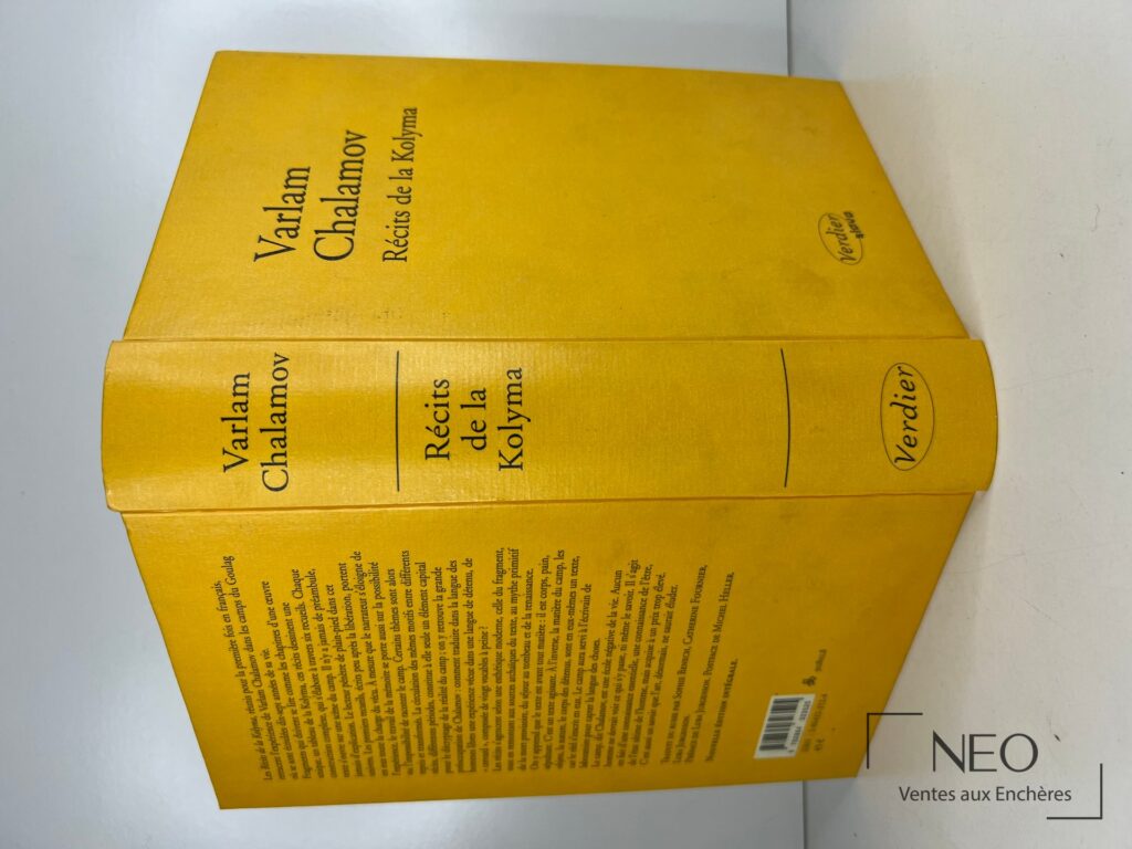 Livre jaune Récits de la Kolyma de Varlam Chalamov