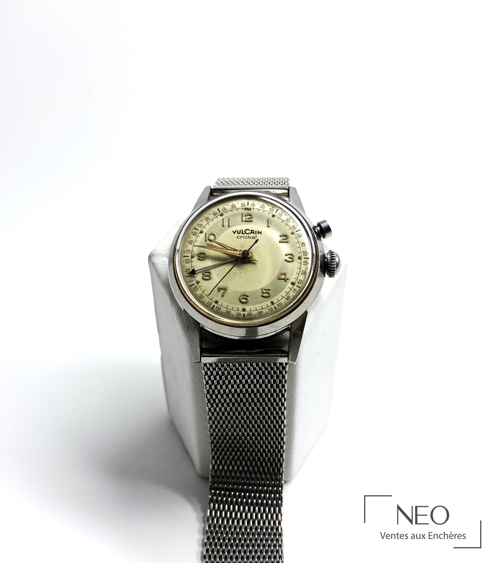 Montre Vulcain Cricket en acier
