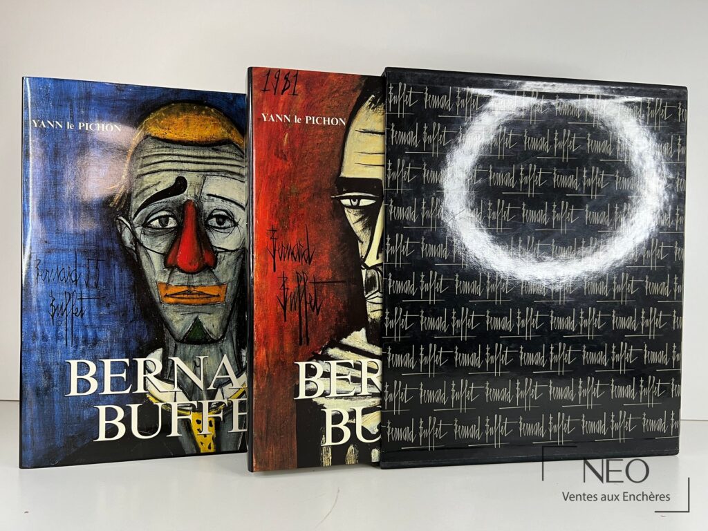 Deux volumes Bernard Buffet de Yann le Pichon avec jaquettes illustrées