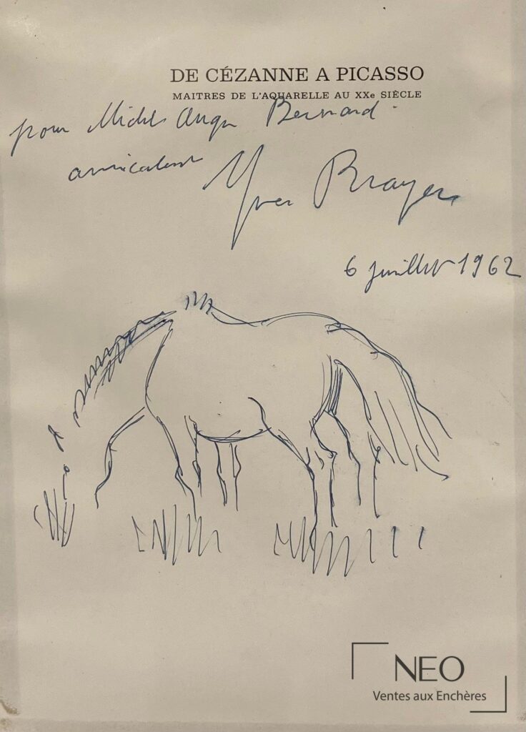 Dessin d'un cheval au stylo