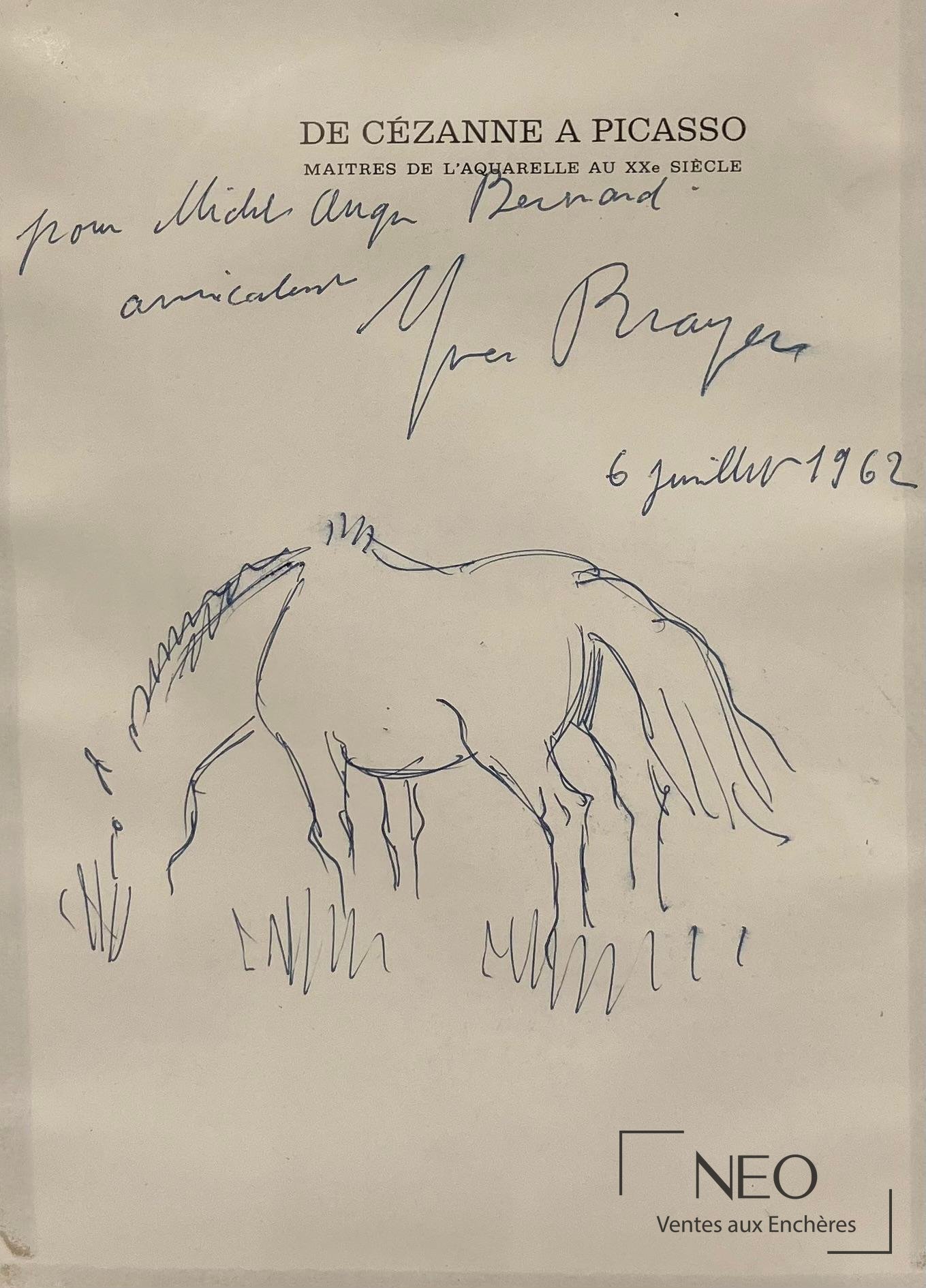 Dessin d'un cheval au stylo