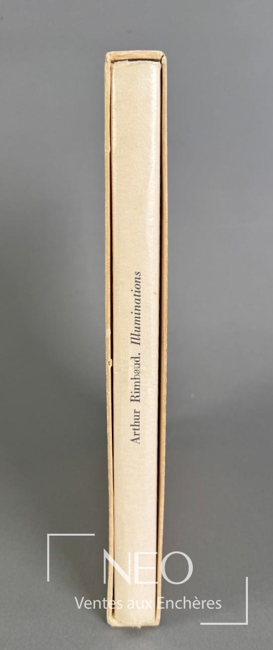 Dos de l'étui intitulé Arthur Rimbaud
