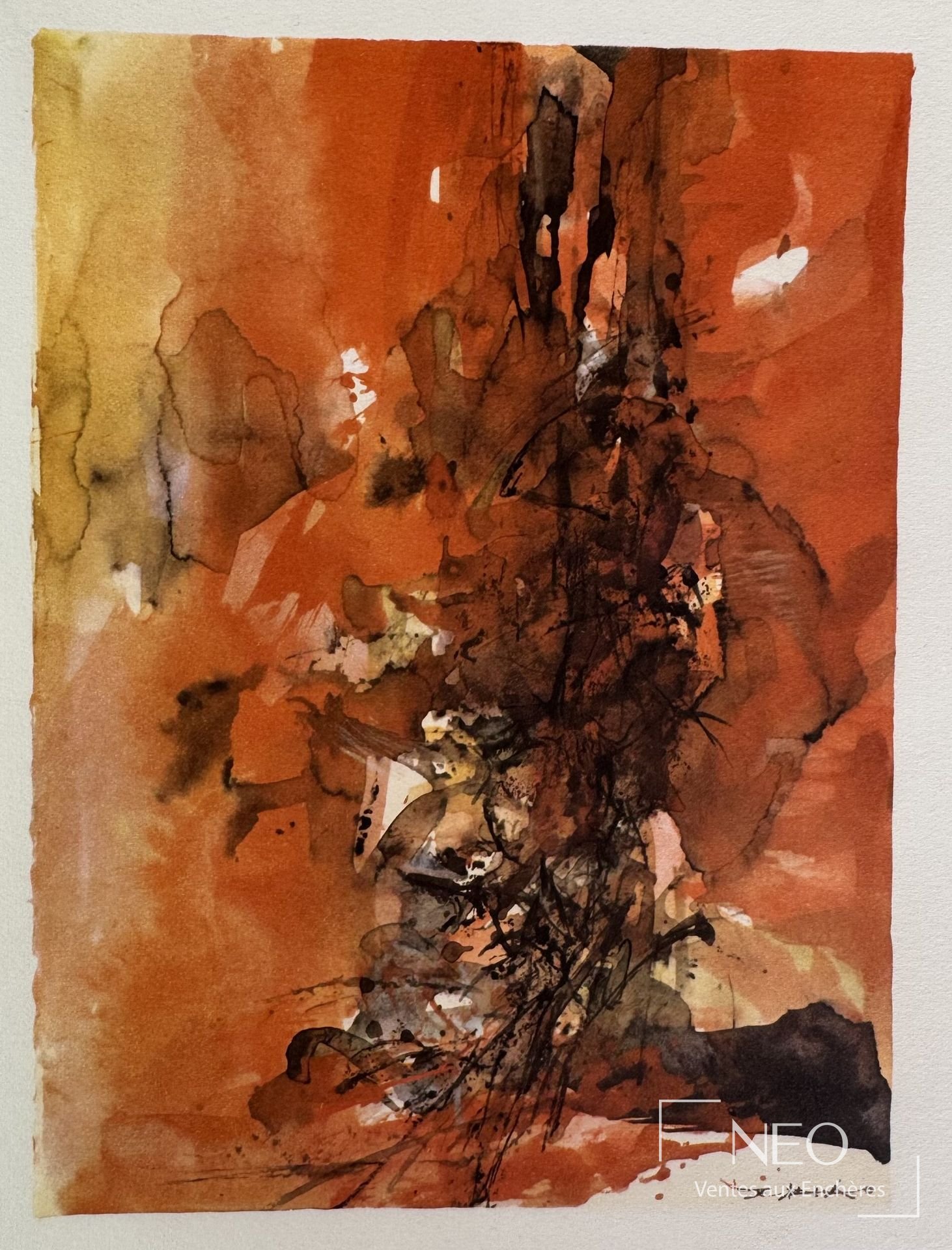 Page de couverture d'Illuminations de Zao Wou-Ki et Arthur Rimbaud
