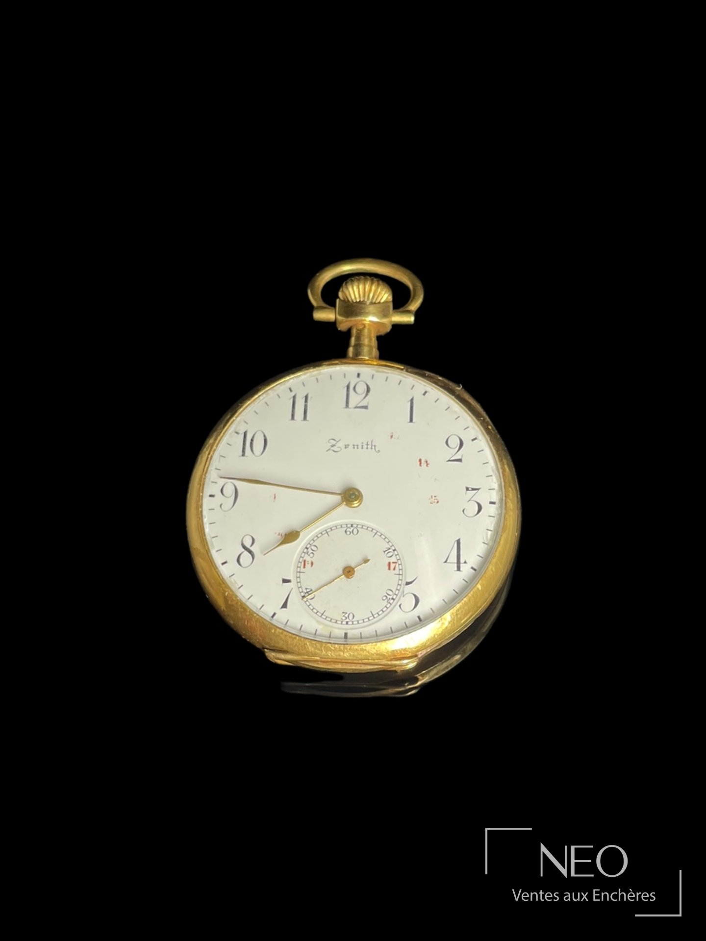 Montre de poche ZENITH en or jaune