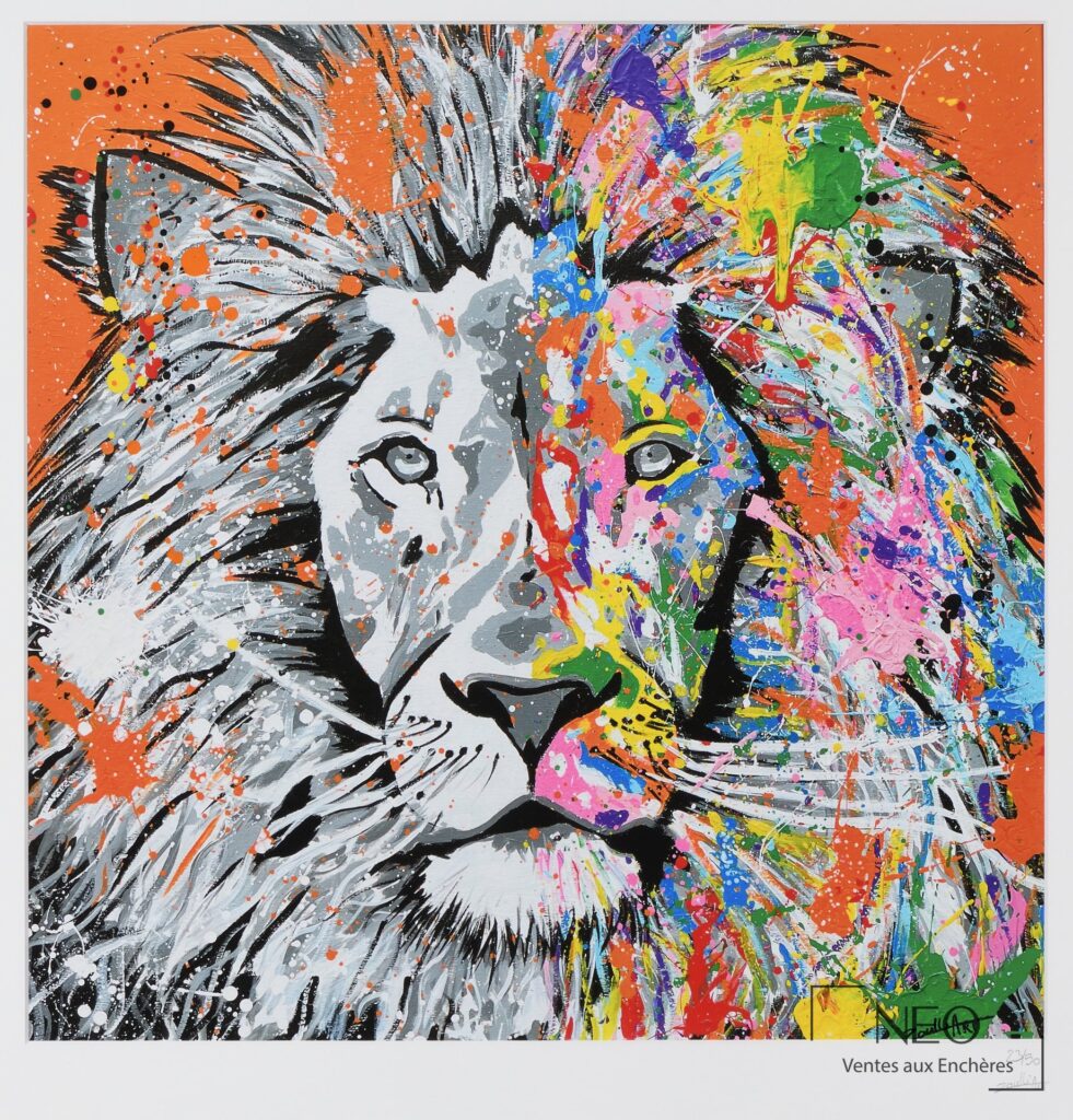 Lot 311 - ZOULLIART Lion Lithographie Signée