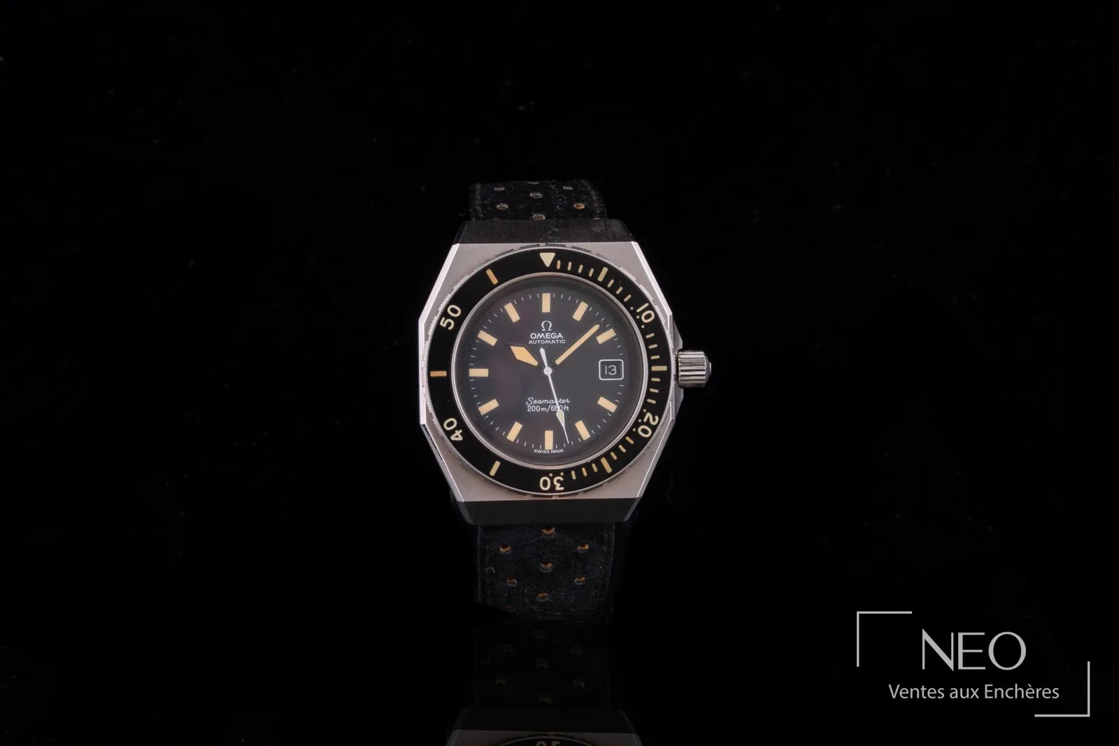 Omega Seamaster SHOM montre de plongée en acier, estimation Omega Seamaster