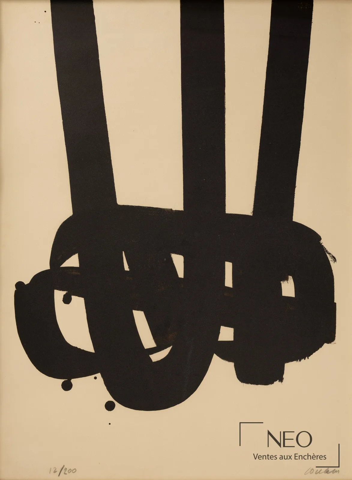 Combien vaut une lithographie de Pierre Soulages ?