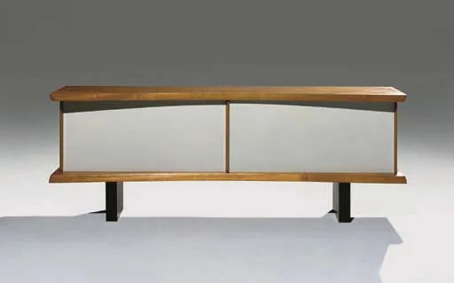 Bahut en forme de Charlotte Perriand fabriqué par André Chetaille, édition Steph Simon